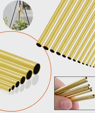 Messing Buis - Diverse Diameters & Lengtes (200-500mm) - Ideaal voor DIY Projecten