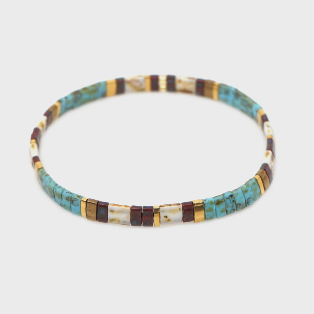 Go2boho Miyuki Tila Kralen Armband - Boho Stijl voor Dames