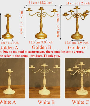 Stijlvolle Kandelaar voor Tafeldecoratie - Europees Design
