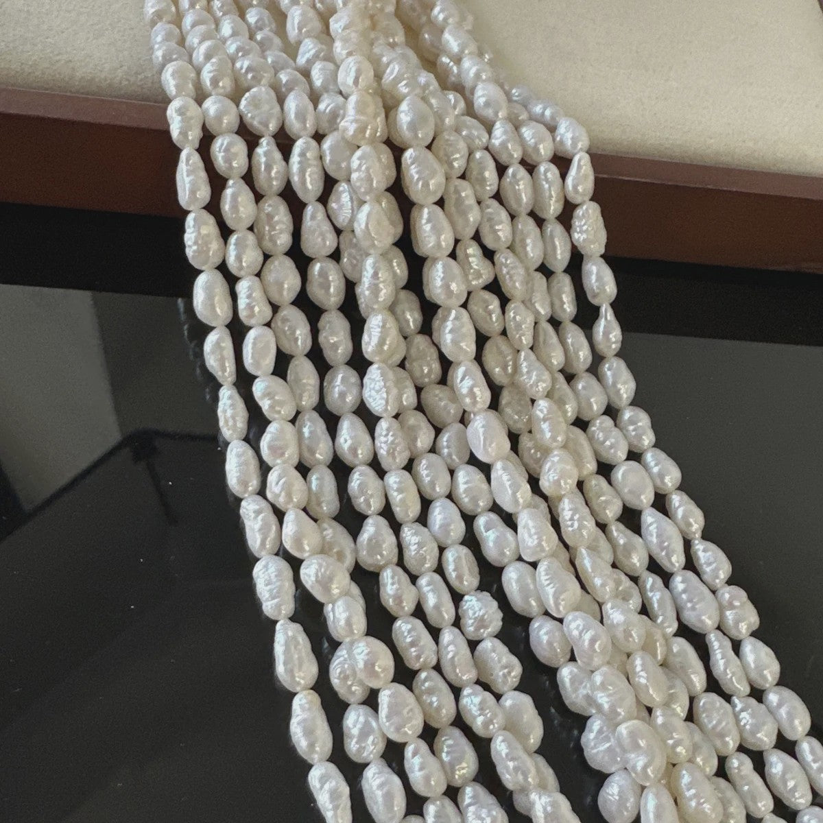 Natuurlijke Zoetwaterparels Barok – Onregelmatige Kralen voor Sieraden Maken (4.5-5.5mm)