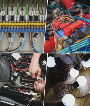 Waterdichte D2 Snelkoppelingen voor Elektrische Bedrading - 2-Pin Connectoren (10/20/30/50/100 Stuks)