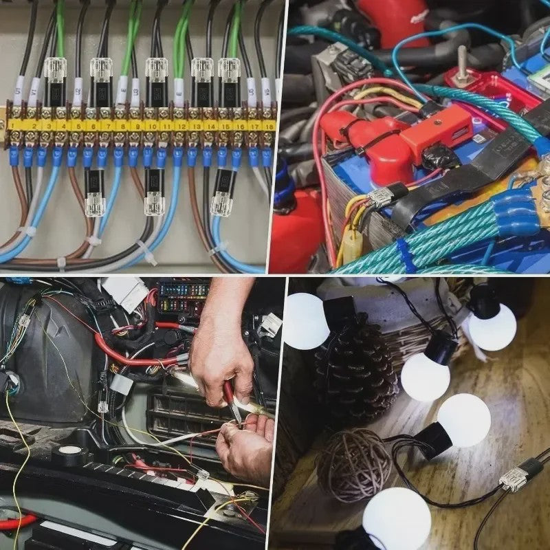 Waterdichte D2 Snelkoppelingen voor Elektrische Bedrading - 2-Pin Connectoren (10/20/30/50/100 Stuks)