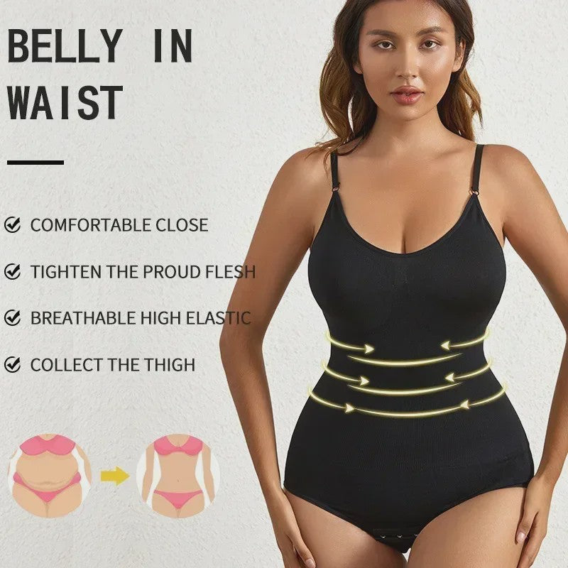 Naadloze Shaping Bodysuit met Buikcontrole en Billenlift - Vrouwen Shapewear