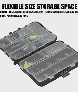 Dubbelzijdige Visgerei Opbergdoos - Draagbare Lure & Haak Organizer