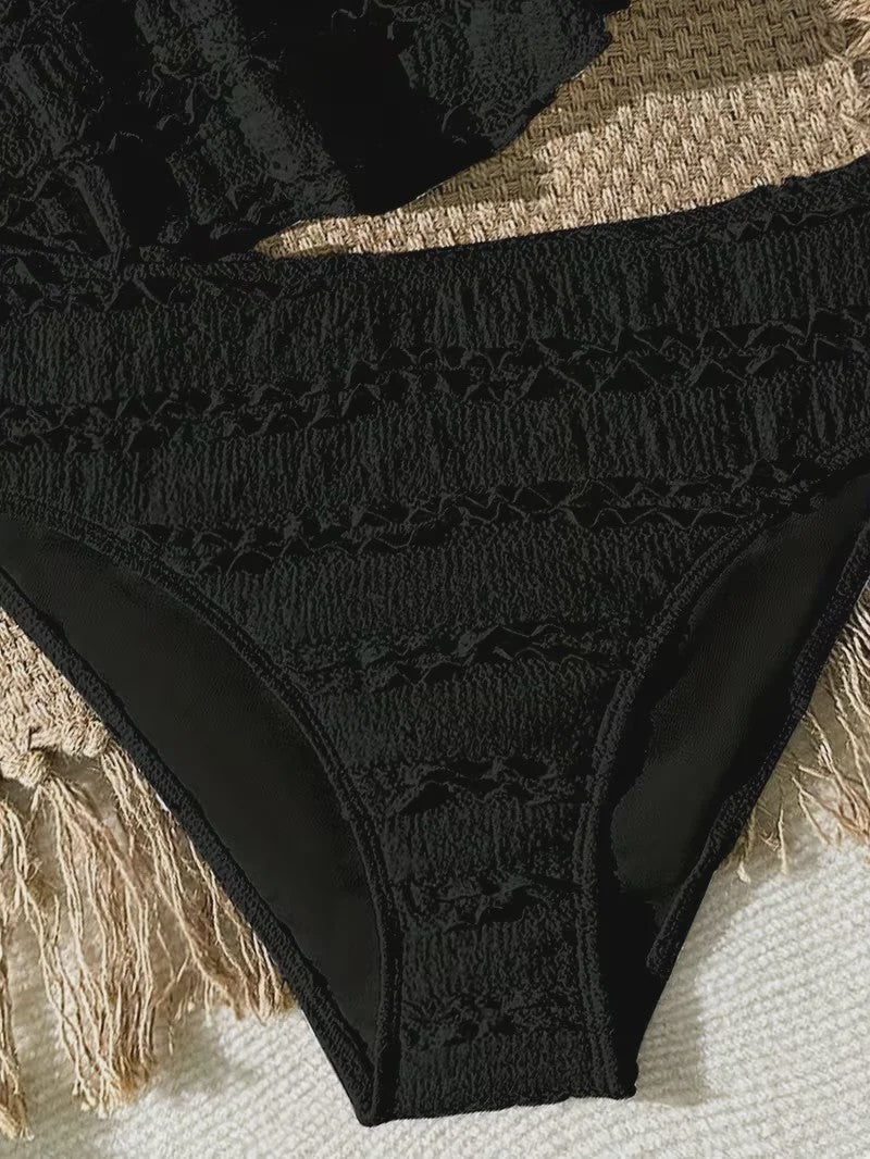 Zwemset Meisjes 2-delig Effen Kleur Tankini Badpak voor 8-16 Jaar - Zomer Strand Outfit