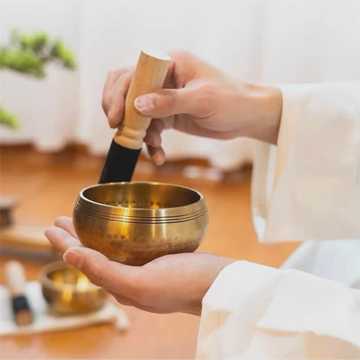 Tibetaanse Klankschaal Set - Meditatie & Yoga - Uniek Cadeau voor Stressverlichting