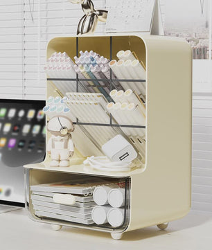 Stijlvolle Bureau Organizer met Lades - Pennenhouder & Kantoor Opbergbox