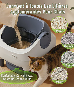 Automatische Zelfreinigende Kattenbak - Slimme APP-bediening & Geurcontrole