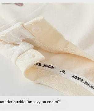 Schattige Unisex Baby Romper met Lange Mouwen - Perfect voor Herfst & Winter