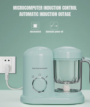 Multifunctionele Babyvoeding Maker: Stomen, Mixen, Opwarmen & Koken