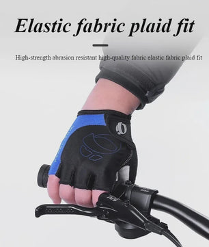Fietshandschoenen Half Vinger - Ademend, Schokabsorberend met Antislip Siliconen Palm