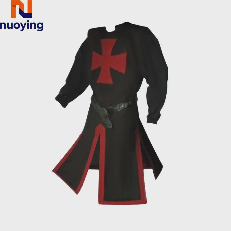 Middeleeuwse Kruisvaarder Tuniek met Riem - Renaissance & Cosplay Kostuum