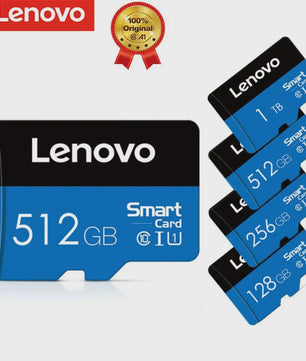 Lenovo Micro SDXC Kaart 1TB - Hoge Snelheid Klasse 10 UHS-I U1 A1 voor 4K Video, Telefoons, Camera's & Drones