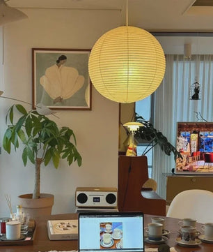 Washi Papier Hanglamp - Sfeervolle Plafondlamp voor Woonkamer & Slaapkamer