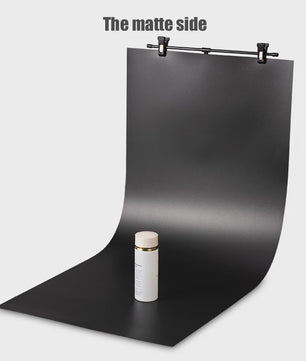 T-vormige Achtergrondstandaard (30cm) met PVC Backdrop voor Productfotografie
