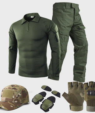Tactisch Camouflage Uniform Set: Shirt & Broek voor Outdoor Activiteiten