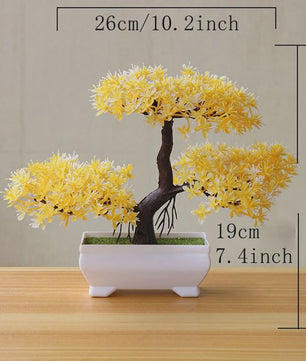 Kunst Bonsai Boom Potplant - Decoratieve Kunstplant voor Huis, Kantoor & Tuin