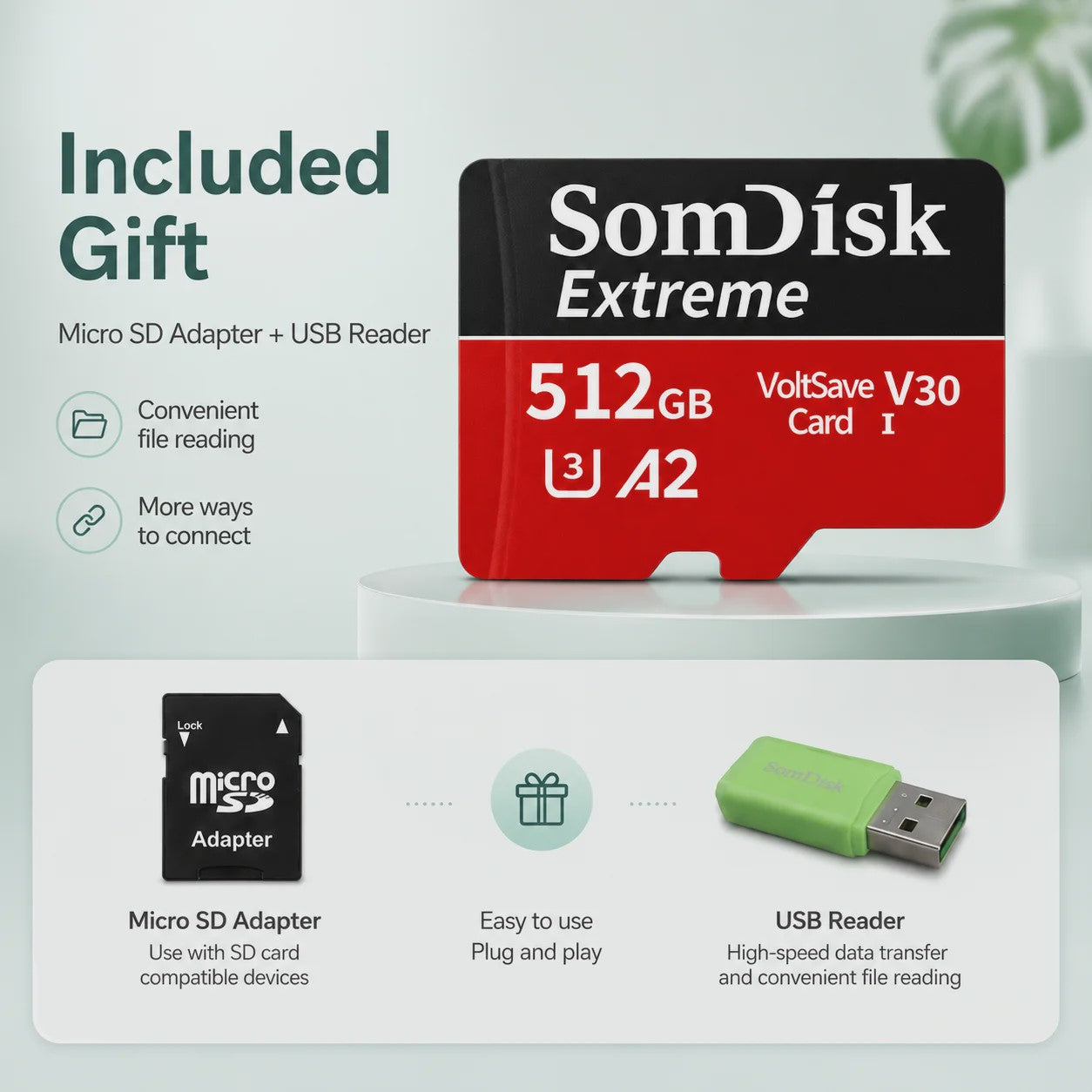 Snelle Micro SD Kaarten (128GB/256GB/512GB) voor Drone, Dash Cam & Tablet - Hoge Capaciteit