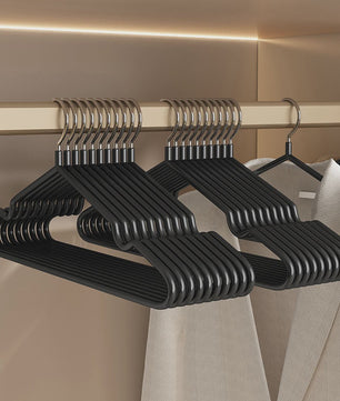 Set van 25 Metalen Kledinghangers - Antislip & Krasvrij voor Garderobe & Slaapkamer