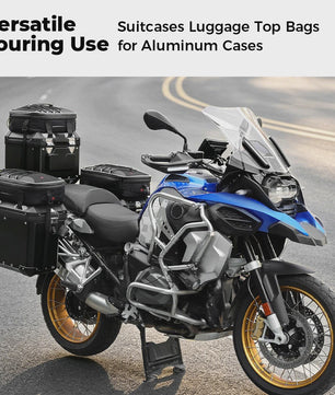 Motorfiets Topcase / Zijtas - 20L Uitbreidbaar - Waterdicht & Robuust
