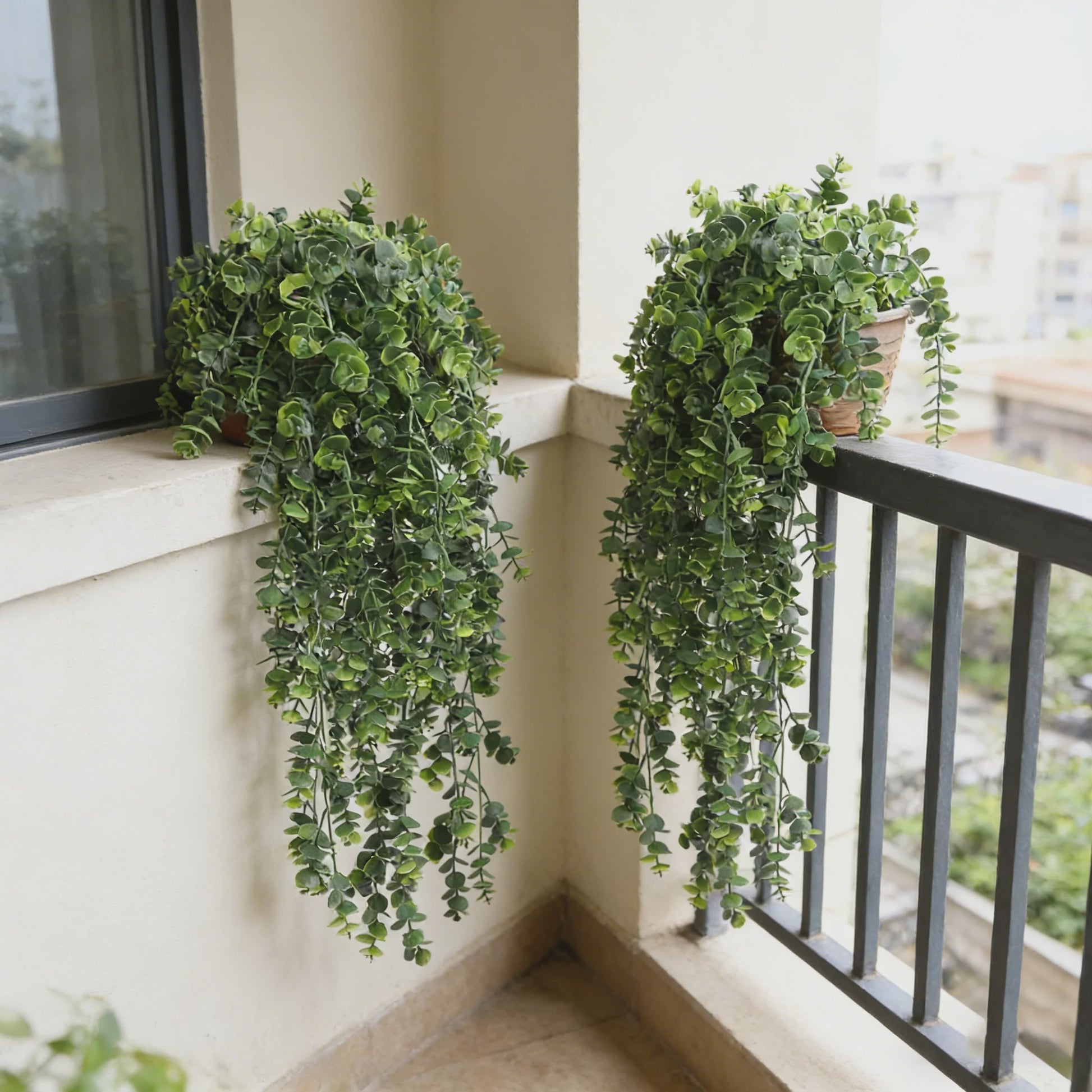 Kunst Eucalyptus Slinger - Hangplant Nep Groen voor Binnen & Buiten Decoratie