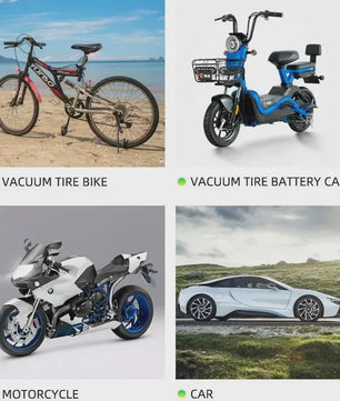 8x Lichtgevende Ventieldopjes voor Auto, Motor & Fiets - Nachtelijk Glow Effect