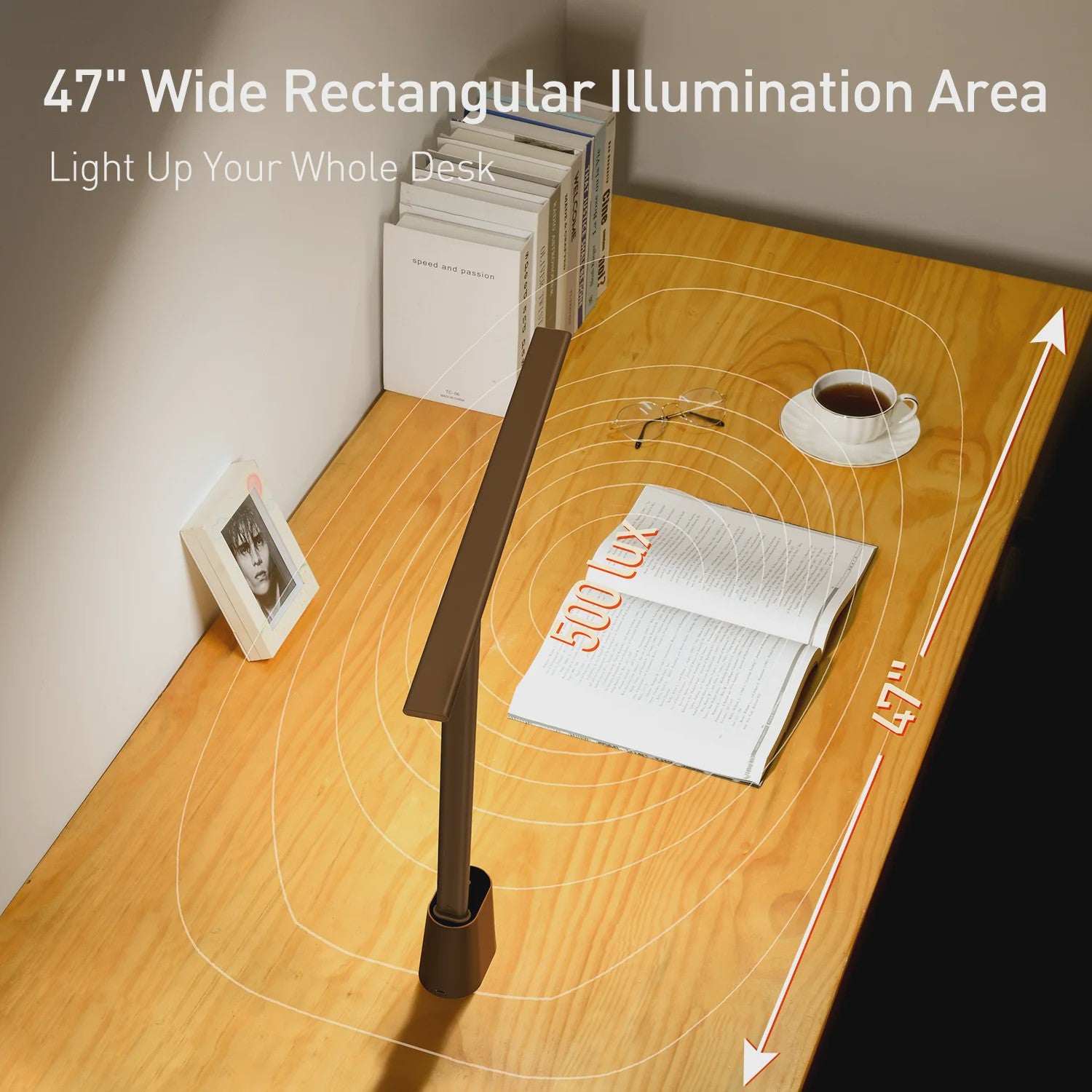 Baseus Slimme LED Bureaulamp met Adaptieve Helderheid en Oogbescherming