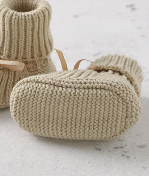 Babyschoentjes Gebreid - Zachte Toddler Schoentjes met Strik - 0-18 Maanden