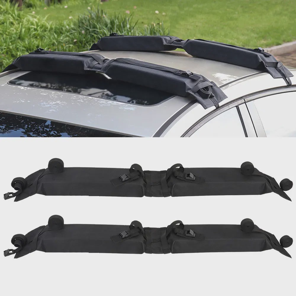 Zachte Dakdrager Pads voor Kajak, Surfplank, SUP & Bagage - Universeel