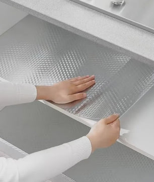 Keuken Sticker - Hittebestendig, Waterdicht & Oliebestendig - Aluminium Folie Look