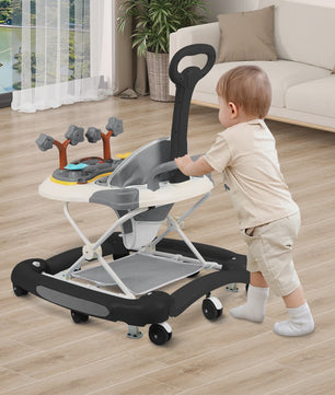 Baby Activity Walker met Speelboog - In Hoogte Verstelbaar - Vanaf 6 Maanden