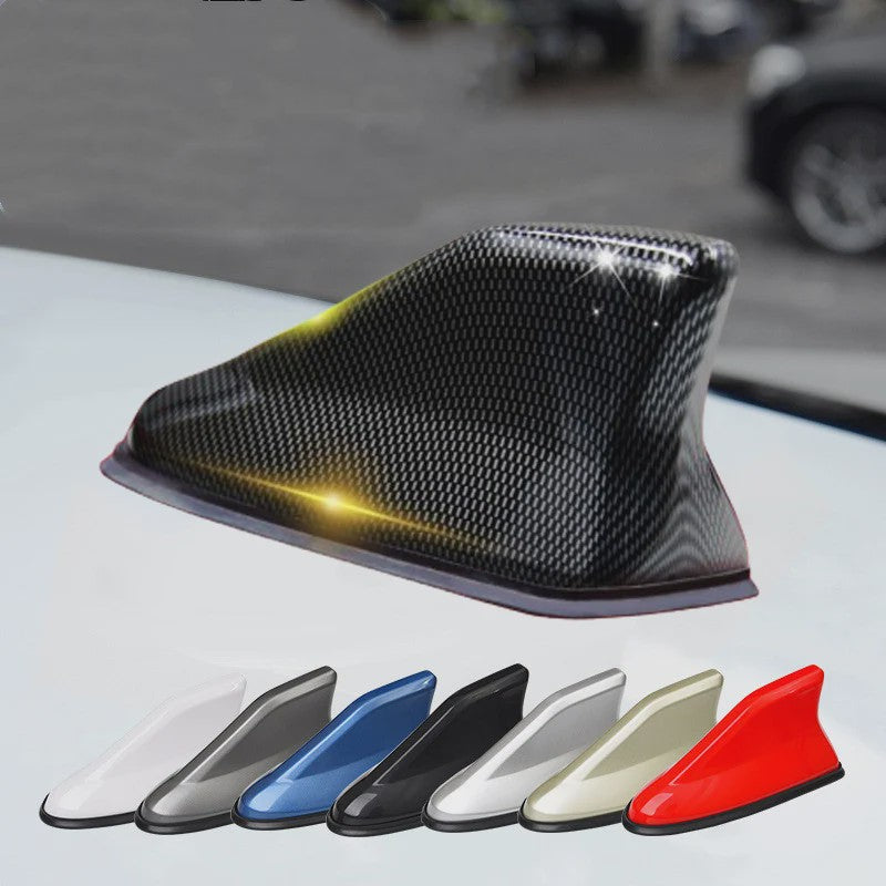 Universele Haaienvin Antenne Cover met Carbon Fiber Look - Verbeter uw Autoradio Signaal