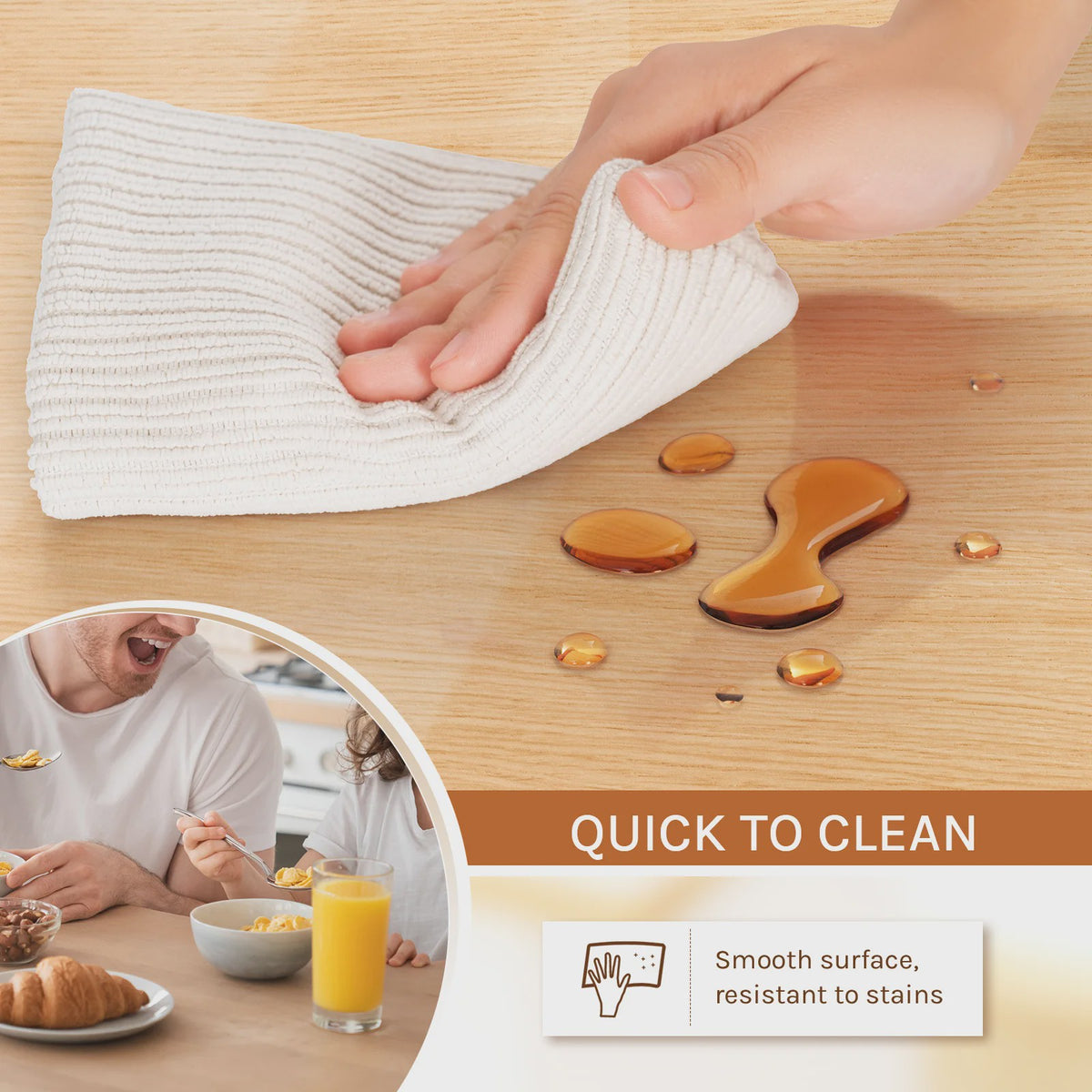 WOLTU Kristalhelder Transparant Tafelzeil 2mm Dik - Waterdichte Beschermhoes voor Eettafel & Bureau