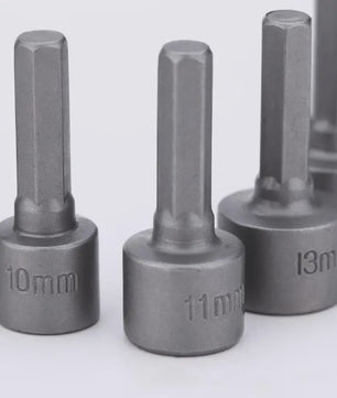 9-delige Dopmoer Sleuf Bit Set 5mm-13mm - Schroevendraaier & Sleutel Gereedschap