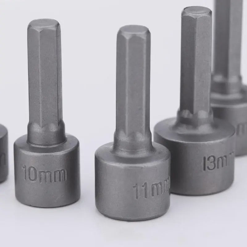 9-delige Dopmoer Sleuf Bit Set 5mm-13mm - Schroevendraaier & Sleutel Gereedschap