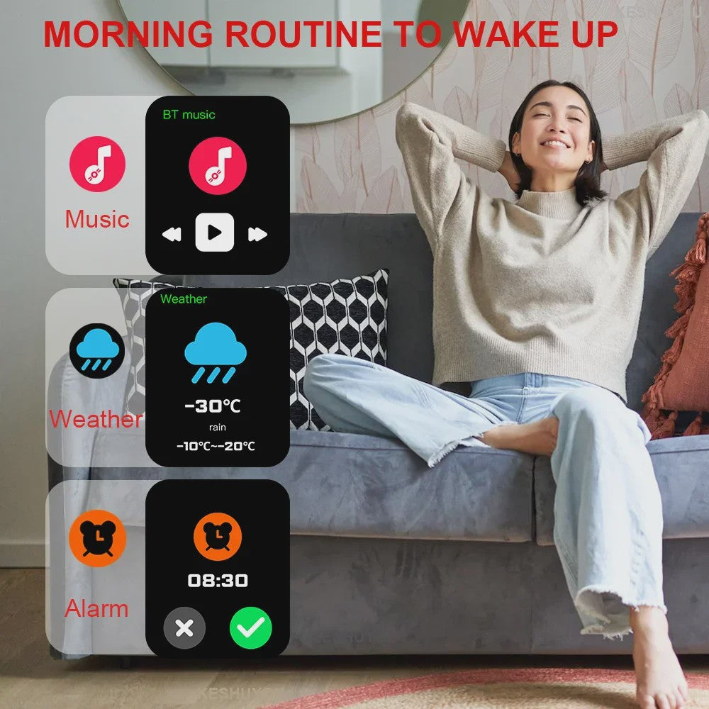 H9 Pro Max Smartwatch: Bellen, Gezondheid & Fitness Tracker met Kleurenscherm