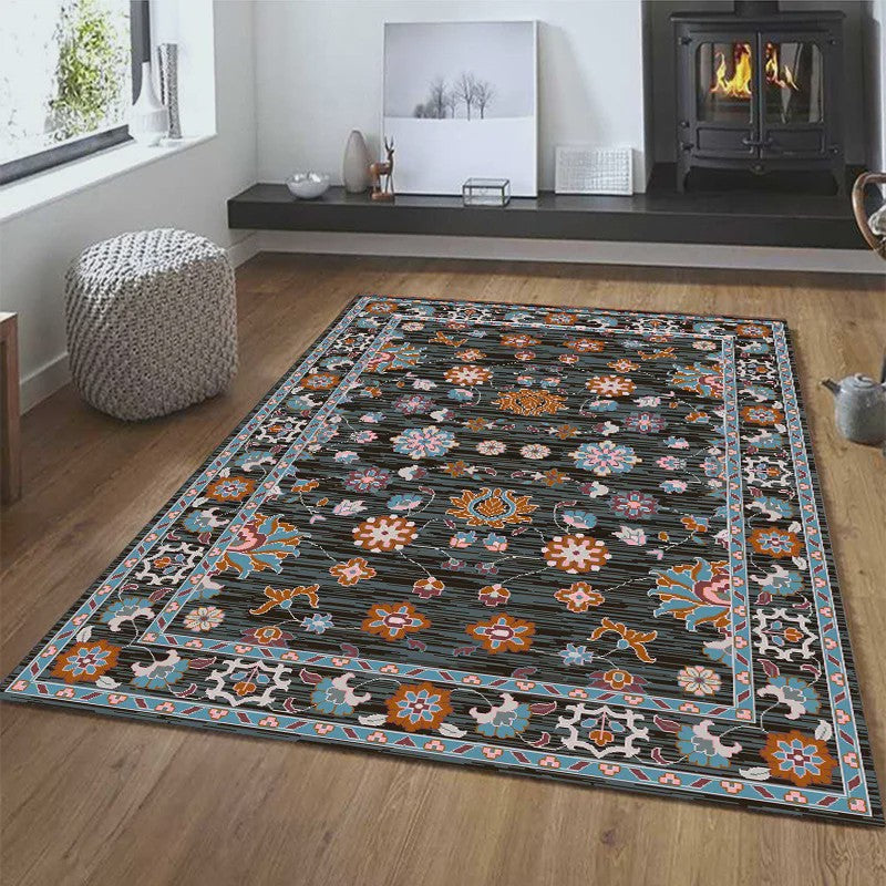 VIKAMA Retro Vloerkleed - Perzisch, Marokkaans & Turks Design voor Woonkamer, Slaapkamer & Zithoek