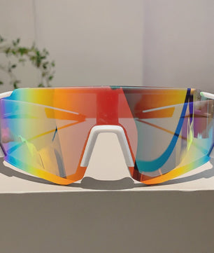 Sportzonnebril Oversized Mirror Lens - Lichtgewicht & UV-bescherming voor Heren & Dames