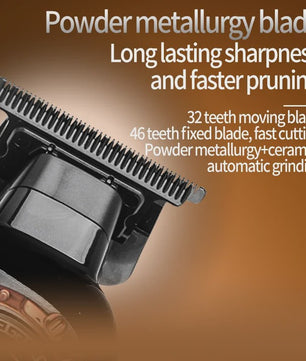 Kemei KM-999 Professionele Draadloze Trimmer met Digitaal Display