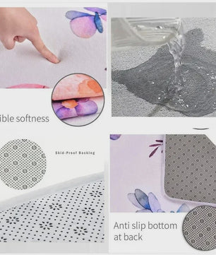 Bohemian Tibetaanse Tijger Vloerkleed - Antislip Decoratief Kleed voor Woonkamer & Slaapkamer