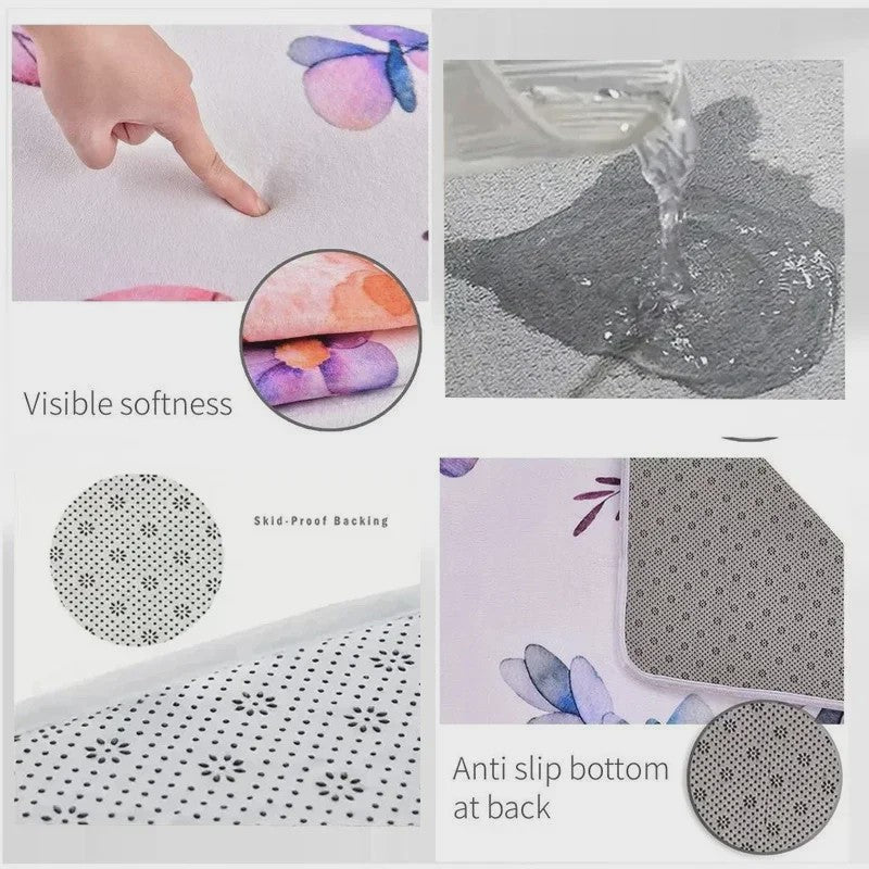 Bohemian Tibetaanse Tijger Vloerkleed - Antislip Decoratief Kleed voor Woonkamer & Slaapkamer