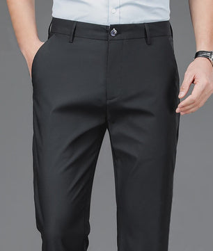 Heren Smart Casual Broek - Stretchy & Sneldrogend voor Lente/Herfst