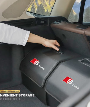 Opvouwbare Kofferbak Organizer Tas - S Line - Audi Auto Opbergbox