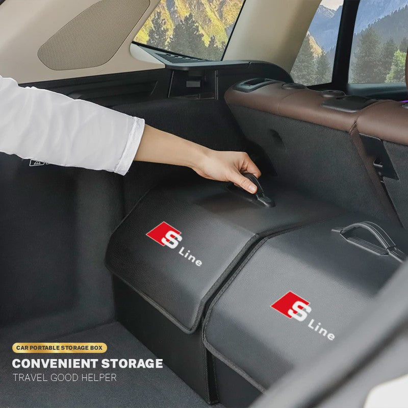 Opvouwbare Kofferbak Organizer Tas - S Line - Audi Auto Opbergbox
