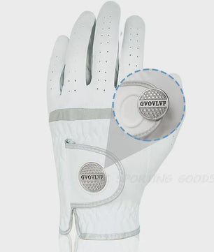 Heren Golfhandschoen met Magnetische Marker - Ademend Microvezel