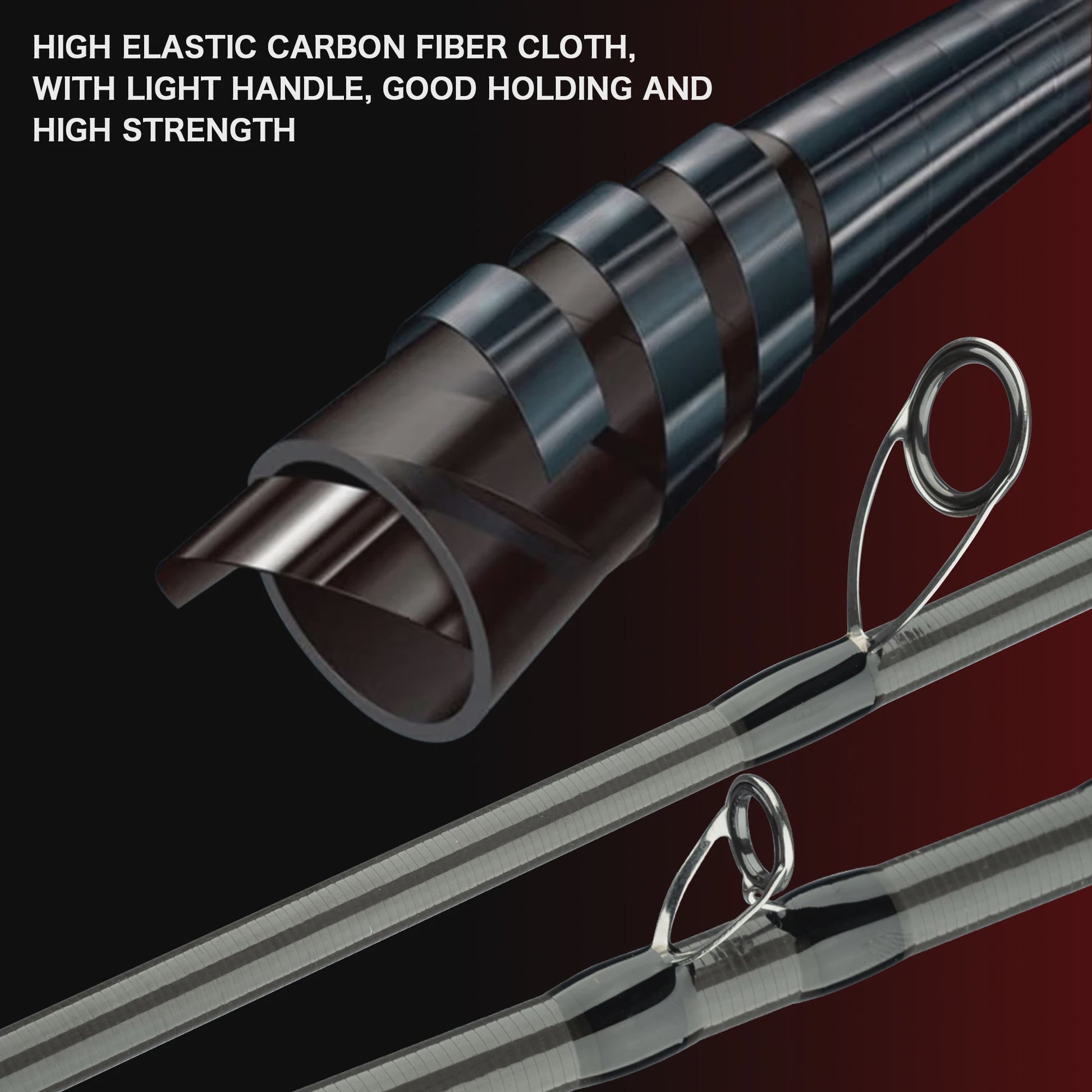 BIUTIFU Traveller Carbon Hengel - Spinning & Casting - Lichtgewicht & Snel