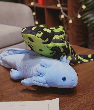 Knuffel Axolotl / Salamander Pluche Speelgoed (23cm/45cm) - Zacht Kussen & Sleutelhanger