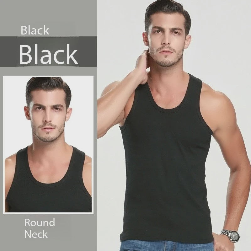 Luxe Heren Tanktop van Ademend Katoen - Zomer & Sport