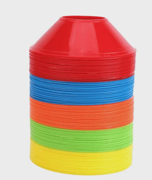 Set Trainingsschijven Kegels voor Voetbal, Basketbal & Sport - Duurzaam & Flexibel