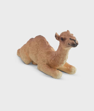 Toymany Camel Kalf Miniatuur Dier Model - Realistische Speelgoedfiguur voor Kinderen & Taartdecoratie